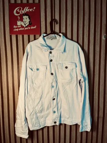 Jaqueta Jeans Branca