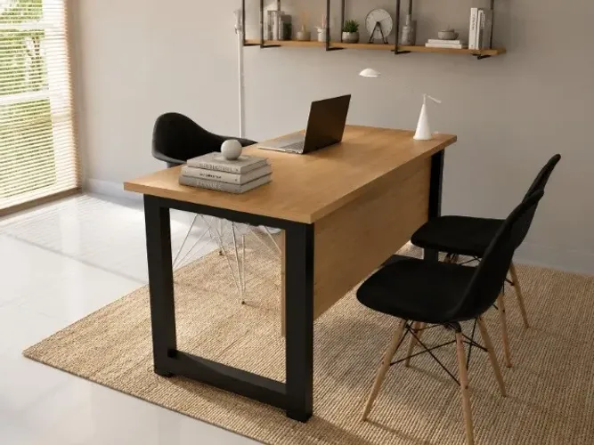 Mesa Delluxe Copenhagen Wood : L100cm x P50cm x A74cm