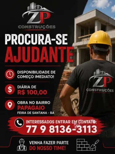 Ajudante de pedreiro