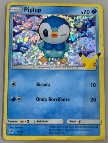 Carta Pokémon piplup