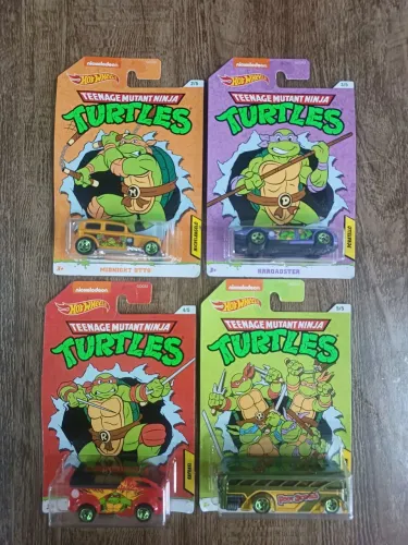 Carrinhos Hotwhwels Turtles Tartarugas Ninjas