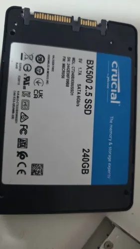 SSD Crucial BX500 240GB SATA III 2,5