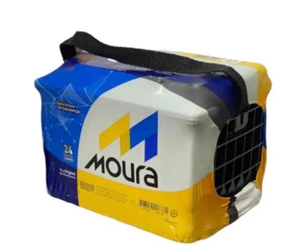 BATERIA AUTOMOTIVA MOURA 60AH NOVA 2 ANOS DE GARANTIA