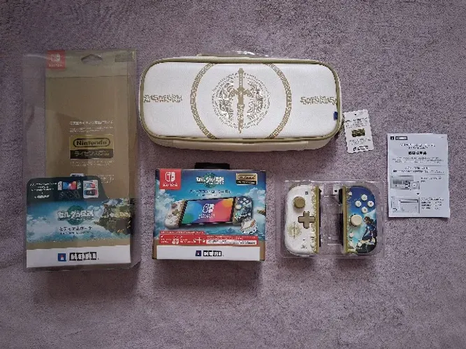 Hori Split Pad Compact + case Edição The Legend of Zelda, Nintendo Switch Oficial