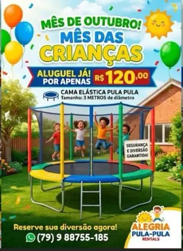 Pula pula grande aluguel