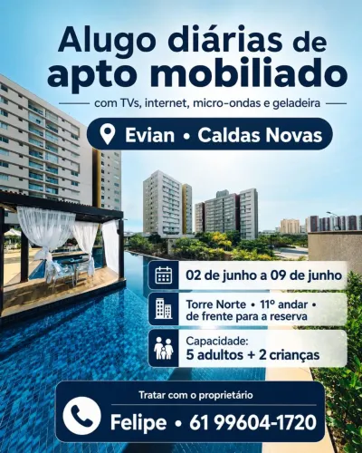 Evian Thermas Residence - apto