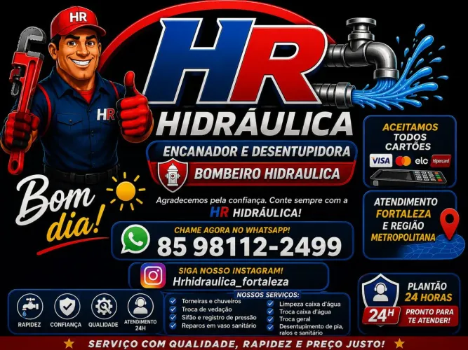 Bombeiro hidráulica e encanador e desentupidora 