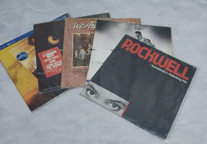 Lote de 5 LPs Internacionais - Artistas Variados - Em Muito Bom Estado!