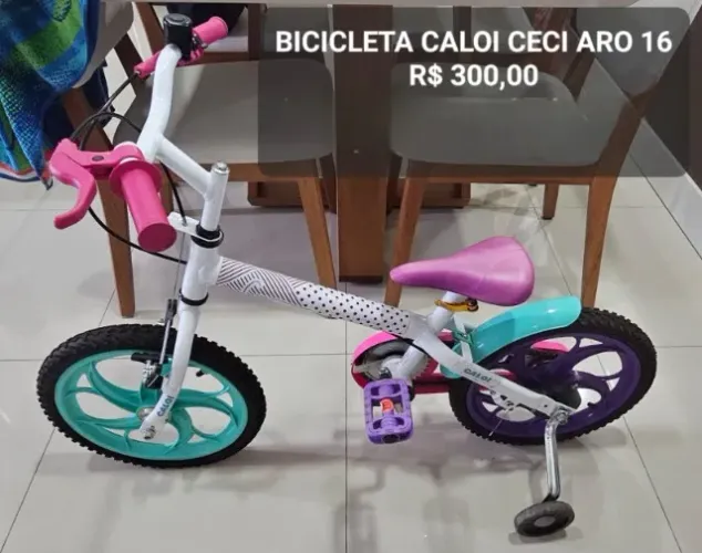 Bicicleta Caloi aro 16
