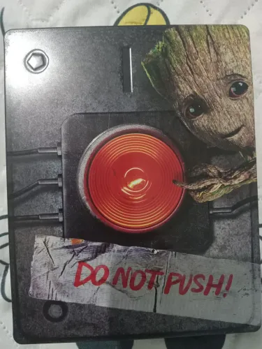 Blu-ray Guardiões da Galáxia vol. 2. Caixa de metal.