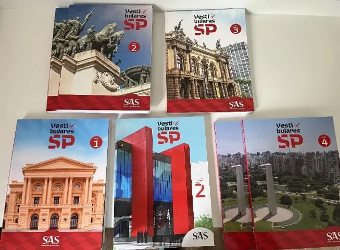 Kit Apostilas SAS Vestibulares SP - Estado de Novo | Nunca Utilizadas