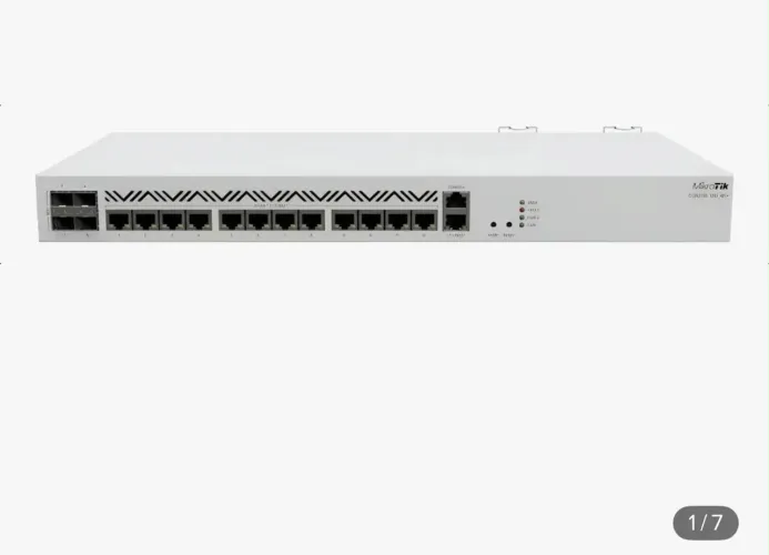 Mikrotik ccr 2116 com 4 portas de 10g 