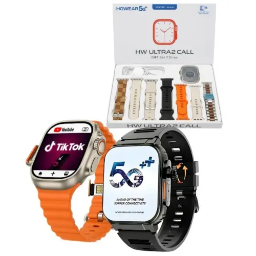 Smartwatch Hw Ultra 2 Call Celular De Pulso Câmera