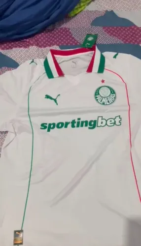 Camisa Palmeiras II 2025/26 Branca Puma Versão Jogador Masculina
