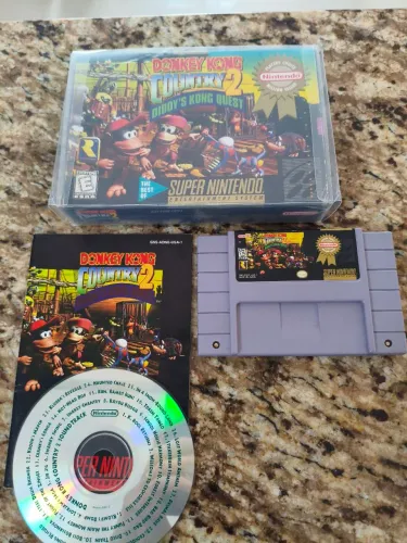Donkey kong 2 com cd soundtrack + Brinde