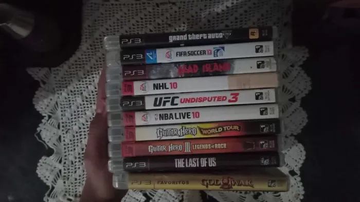 Lote de jogos originais de ps3