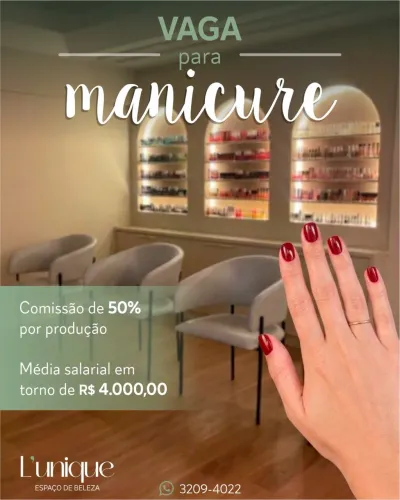 Vaga de manicure