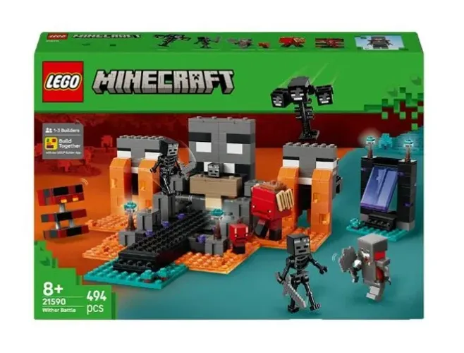 JUGUETE DE CONSTRUCCIÓN LEGO MINECRAFT WITHER BATTLE 21590 494 PIEZAS miniatura-1 miniatu