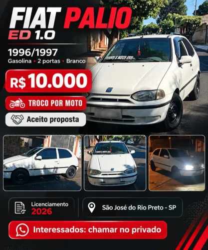Fiat Palio ED 1.0 MPI 2P E 4P 1997