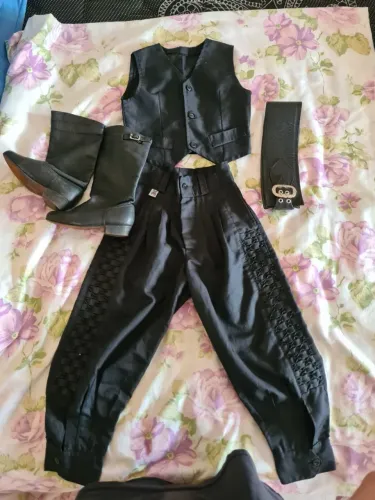 Pilcha infantil masculina conjunto