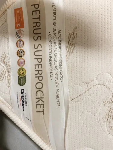 Cama Box Solteirão Ortobom + Cabeceira Estofada