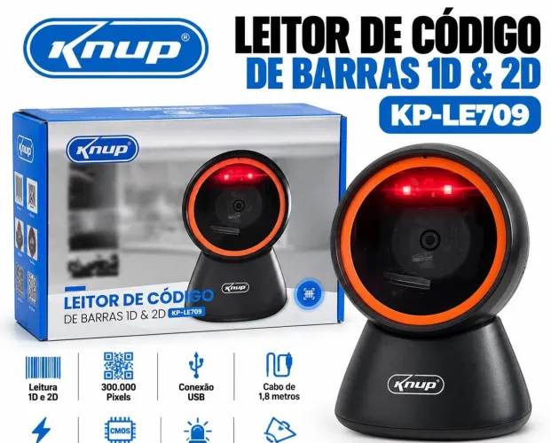 Leitor código de barras 1 e 2 D