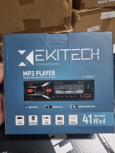 Rádio automotivo ekitech 