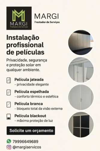 Películas em janelas e portas