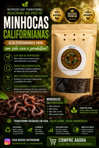 Minhocas Californianas 