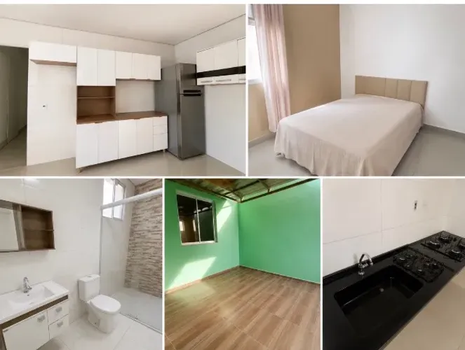 Casa no Bairro Montes Claros, dois quartos, sala, cozinha, um banheiro e terraço.