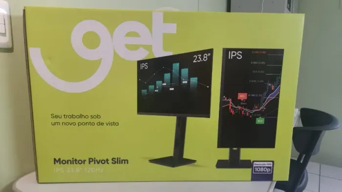 MONITOR GET PIVOT 23,8 IPS FULL HD 120HZ - SLIM / AJUSTE DE ALTURA / PIVOT