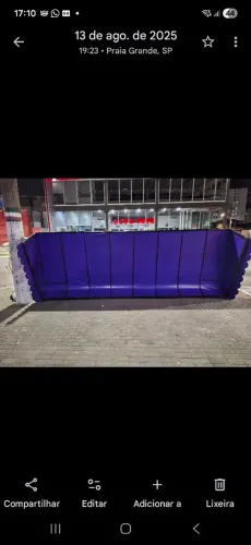 Toldo fixo  pra comércio 