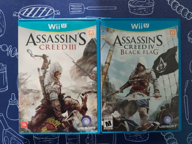 Assassins Creed III e IV - Nintendo Wii U