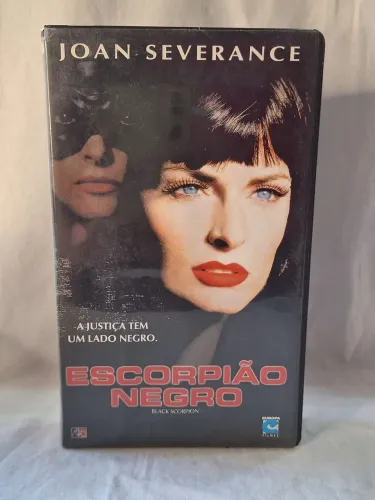 VHS Escorpião Negro Joan Severance A Justiça Tem Um Lado Negro Original