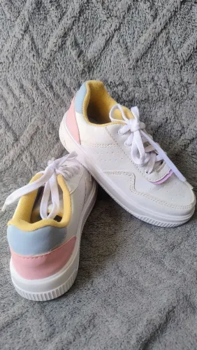 Tênis Infantil Gabrielinha Flatform Branco N° 29