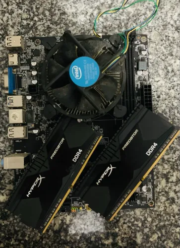 Kit i5 7400 + Placa mãe 1151 Asus + 16GB RAM Hyperx DDR4