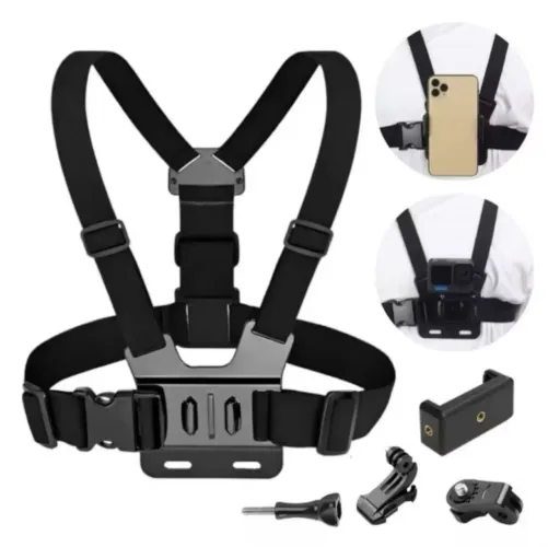 Suporte peitoral para celular