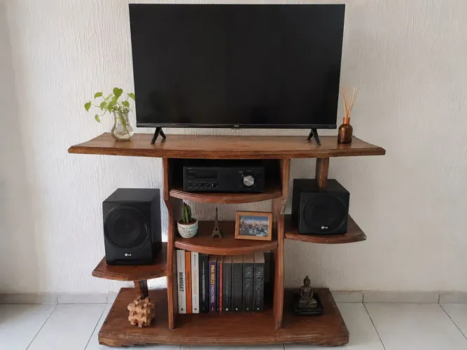  Madeira Maciça 110cm - Muito Resistente - R$ 250