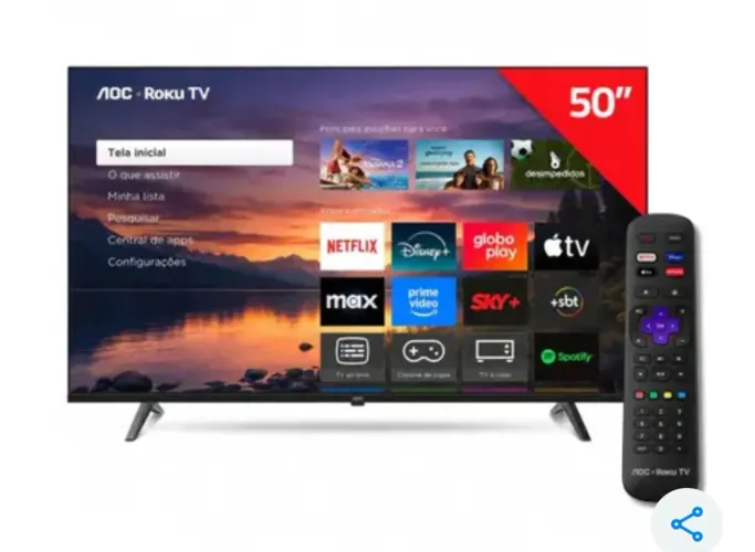 Smartv 50 pol Aoc 4k Roku
