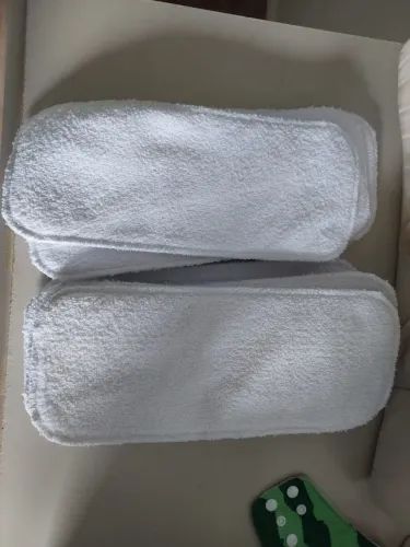 Kit 10 absorventes de pano para fraldas ecológicas - novos