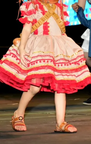 Vestido quadrilha Cangaceira