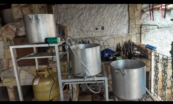 Brewstand completo produção de cerveja artesanal