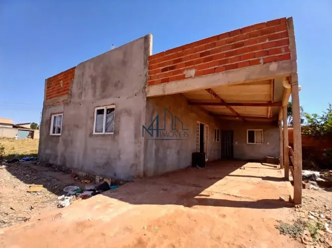 Casa 2 Qrts Sozinha no Lote - Rosa dos Ventos - Aparecida de Goiânia - GO
