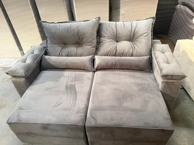 Sofa retrátil reclinavel 1400 entrega grátis 