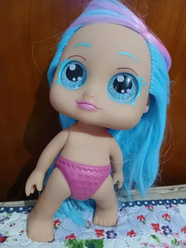 Boneca Diver surprise Dolls cabelo Azul !!