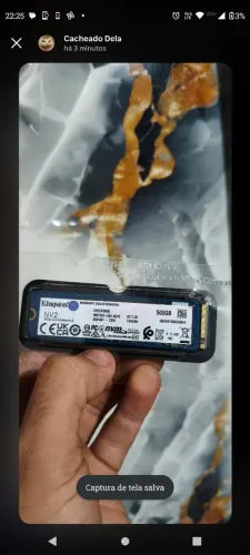 SSD NVMe Kingston 500GB NV2 PCIe 4.0 - Semi Novo?