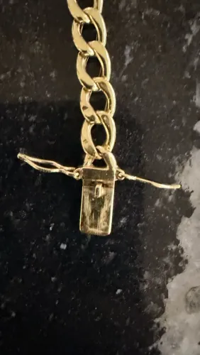 Pulseira de ouro 10 gramas (63)9 *