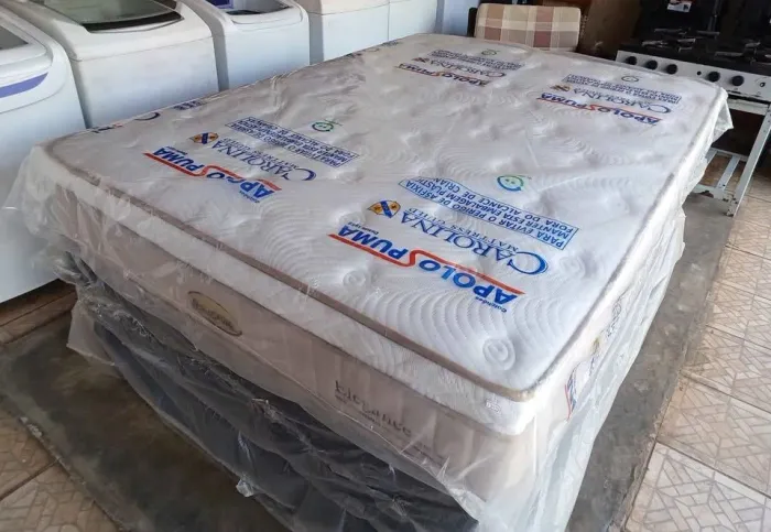 Colchão Casal em Gel e Molas Ensacadas 160kg Novo + Entrega grátis em Sorocaba