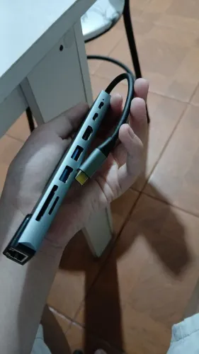 Hub 8 em 1 mobilador/ notebook tipo-C