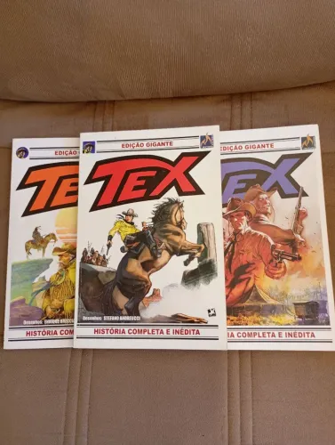 Tex Gigante, 9bl volumes 31/38, preto e branco...